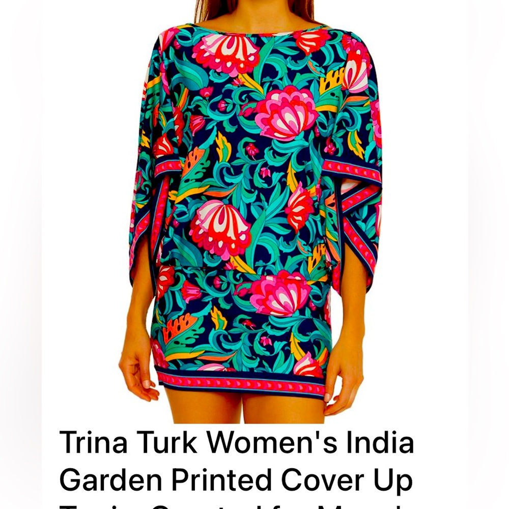 Trina Turk Dress India garden NWT